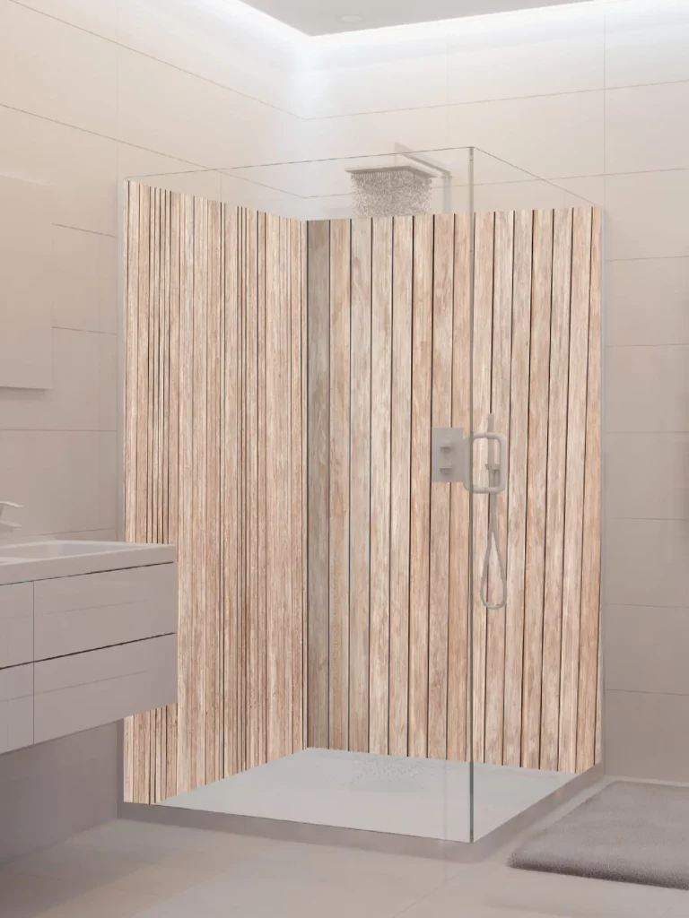 panneau-mural-douche-bois-vertical